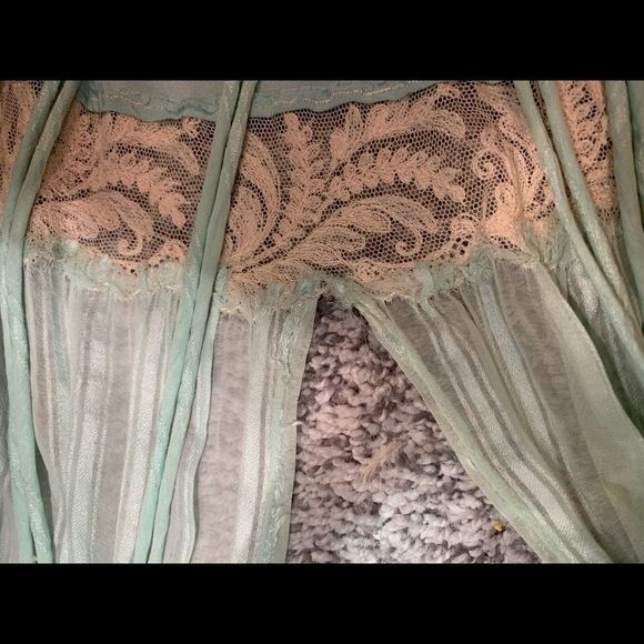 SOLD 1930’s Bridal Trousseau 100% Silk Peignoir Set Nightgown Robe Art to Wear - Picture 8 of 8